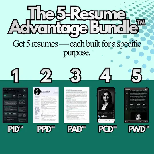 Image for 'Your Done-for-You Career Formats' feature pack.